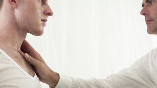 SayUncleNetwork.com - Shy young gay takes huge hard cock in bareback pounding