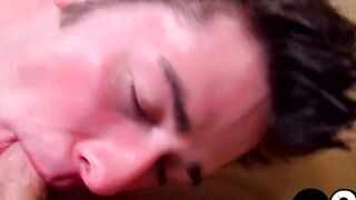 Ryan Connors drilled hardcore by thick cock friend after BJ
