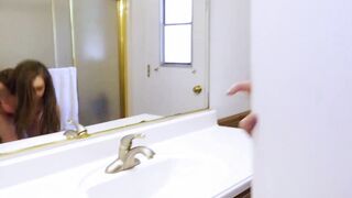 Beautiful Elena Koshka deepthroats boyfriends big cock POV