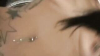 Pierced nipples Kimberly Kendall creampied after hot fucking