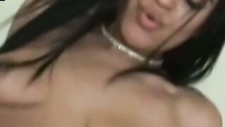 Pierced nipples Kimberly Kendall creampied after hot fucking