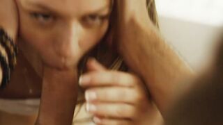Sensual teen Naomi Swan loves kissing and deep pussy banging