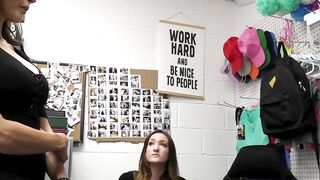 Punish fuck with two clueless shoplifter