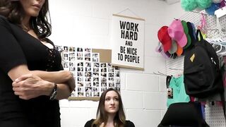 Punish fuck with two clueless shoplifter