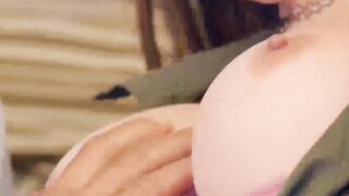 Busty tranny Kylie Maria enjoys in massive prick inside her