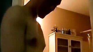 Amateurs having fun as they bang their asses bareback