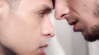 Passionate kissing with jocks leads to wild bareback fucking
