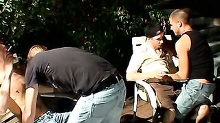 Handsome Tristan Matthews rimmed and fucked the hungry hole of sexy Krist in a fourso