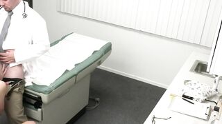 Patient Mark Something spreads legs in getting creampie by horny doctor Jesse Zeppeli