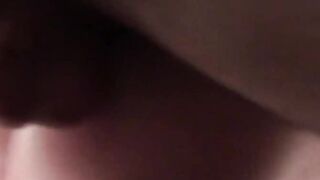 Kinky men moans inside the bathroom while barebacking