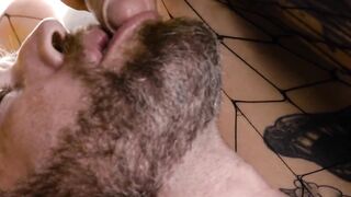Goth tgirl Amy Nosferatu sucks roommate