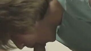 Smooth twink Josh Vonn fucked hardcore after intense blowjob