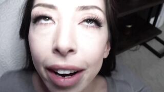 Naughty Harlowe Blue hammered doggystyle by big dick stepbro