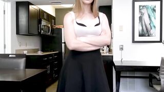 Laney Grey doggystyle pounded by stepbro after deepthroat