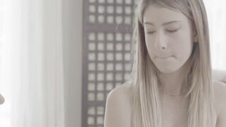 Handsome young lesbians have a passionate fuck session