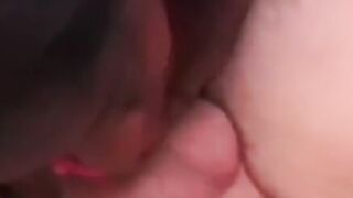 Busty ebony babe Peaches cum sprayed after hard pounding