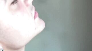 Bisexual blonde Juan Cruz offered money to make my throbbing cock wet