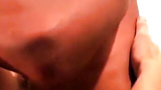Young amateurs stun in classic black on white oral scene