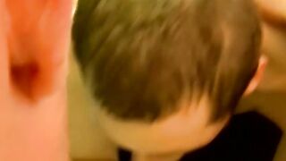 Amateur barebacks his friend and fills his mouth with cum
