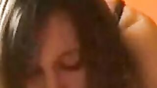 Big Tits Wife Doing A Great Blowjob