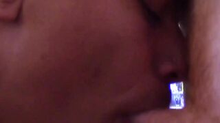 Tattoed hunk enjoys a hot and deep blowjob from twink