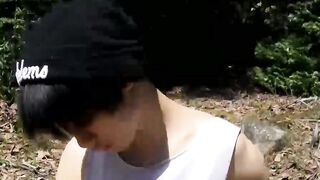 Daniel Tanner makes his trip outside a little more dirtier