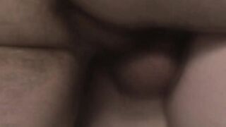 Lucky dude bareback fucks horny blonde shemales ass