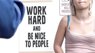 Blonde teen Goldie Glock hardcore anal doggystyle pounding
