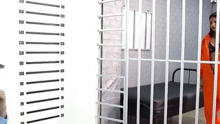 Latina inmate bends over for guards big cock