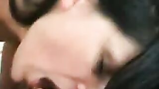 Sexy wife takes a cock doggy style ends with facial