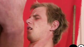 Emo twink Patrik Janovic pounds horny blonde twink bareback