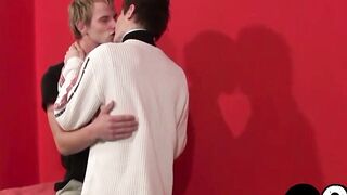 Emo twink Patrik Janovic pounds horny blonde twink bareback