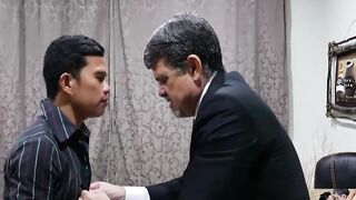 PinoyBoys.com - Asian twink Alex and Daddy's anal sex adventure in the office