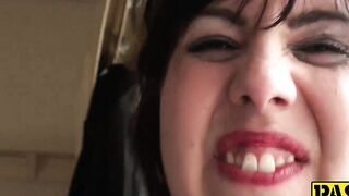Busty fetish chick Honesty dominated hard by Pascal While