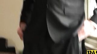 Busty fetish chick Honesty dominated hard by Pascal While