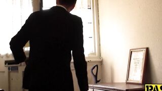 Busty fetish chick Honesty dominated hard by Pascal While