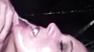 Blonde lesbian takes two toys in her tight pussy and ass