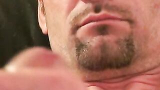 Handsome amateur loves dildo in his ass while masturbating