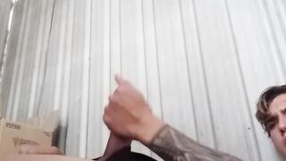 Twink makes a homemade video of his passionate masturbation