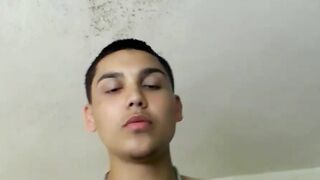 Fit straight latin thug Rico Stone is full of attitude and cum