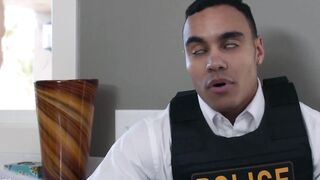 SayUncleNetwork.com - Security stud enjoys a rim job before a deep bare creampie