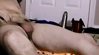 Hairy dude toys her ass and receives blowjob from an amateur