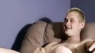 Studs stroke their dicks while standing and shoot their loads