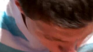 Raw blowjob and poolside fucking with two very buff jocks