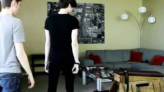 Dakota White barebacks Nico Michaelsons twink ass in BDSM