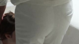 GirlMormons.com - Virginal Mormon babe's pleasure ride on big hairy dick
