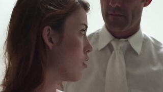 GirlMormons.com - Virginal Mormon babe's pleasure ride on big hairy dick
