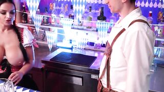 Hot bartender Payton Preslee offered her luscious body instead of drinks