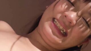 Sexy Asian babe Sari takes a titty sucking before being fucked by a hot dude