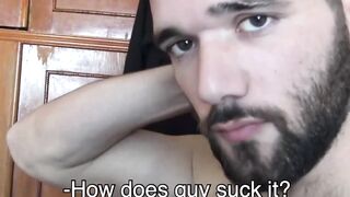 SayUncleNetwork.com - Bearded guy's first raw anal encounter turns into a wild ride